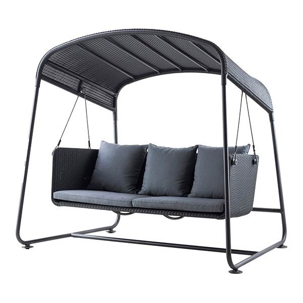Cane-Line Cave swing sofa, farve i grafit : Erling Christensen Møbler