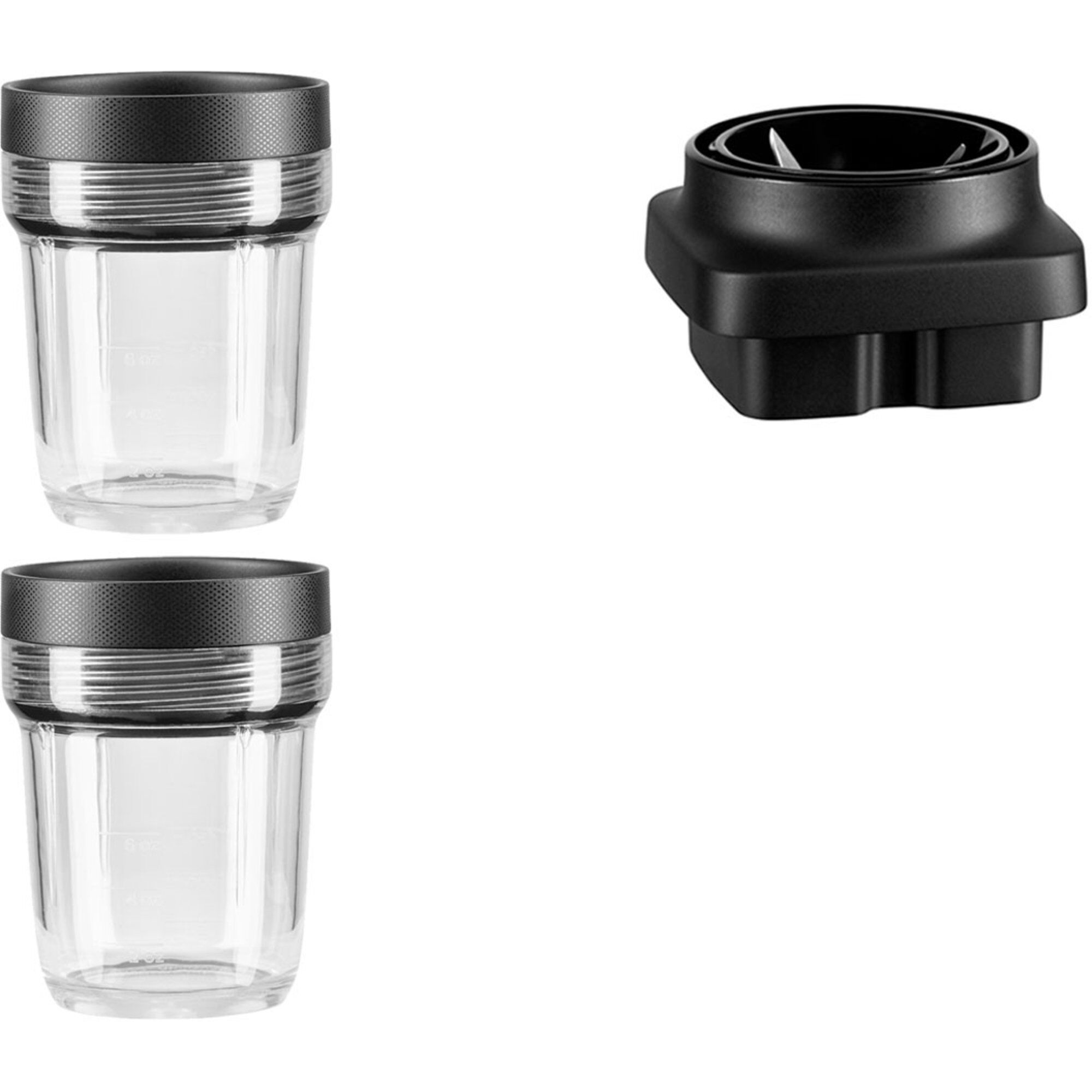 Kitchenaid K150 + K400 2 stk. beholder 200 ml og knivenhed
