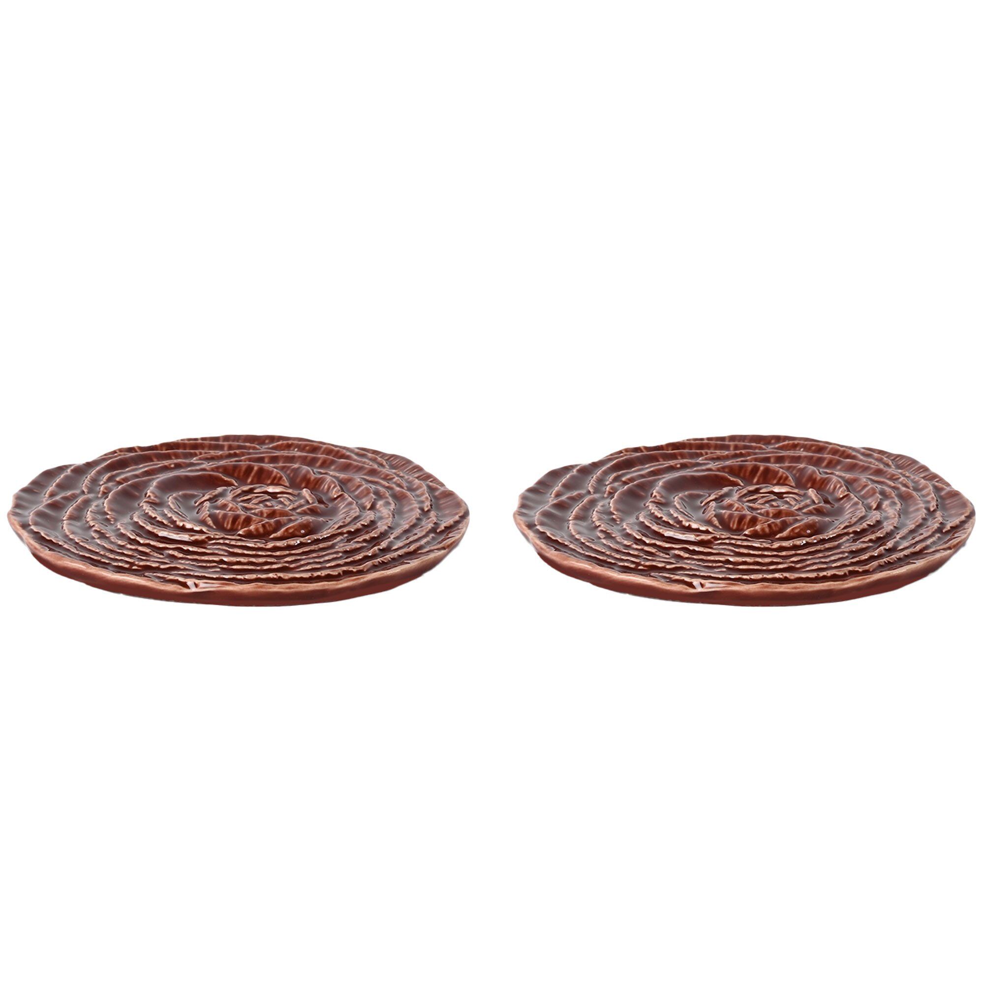 Byon Veggie glasunderlag, vinrød, 2-pack