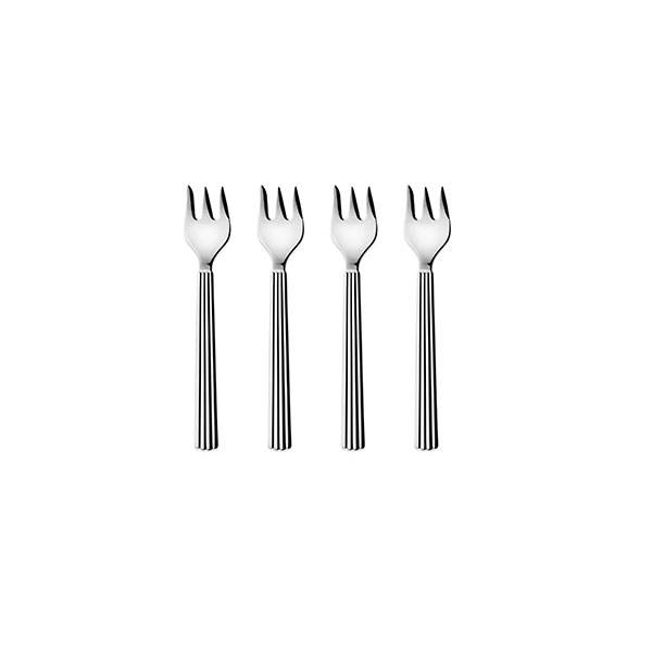 Georg Jensen Bernadotte kagegaffelsæt, 4 stk : Erling Christensen Møbler
