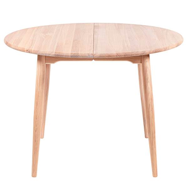 Haslev Symphony 92 spisebord - massiv/træstel - Ø120 cm.  : Erling Christensen Møbler
