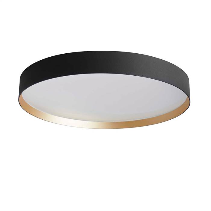 Lampefeber Lucia loftlampe - Ø60 cm - Sort / Messing  : Erling Christensen Møbler