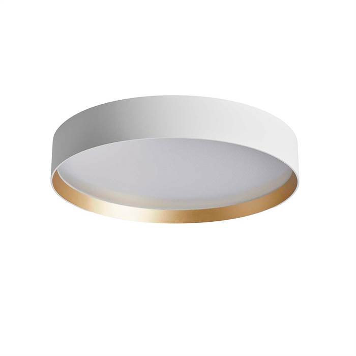 Lampefeber Lucia loftlampe - Ø45 cm - Hvid / Messing  : Erling Christensen Møbler
