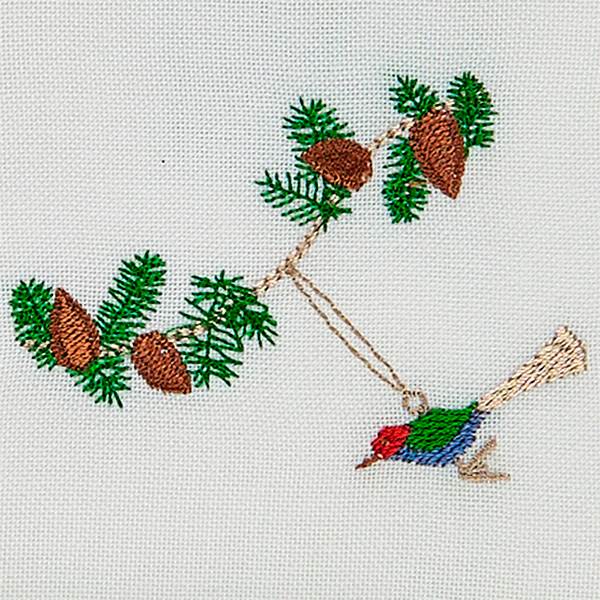 Langkilde og Søn Langkilde & Søn - Juleserviet med fugl : Erling Christensen Møbler  : Erling Christensen Møbler