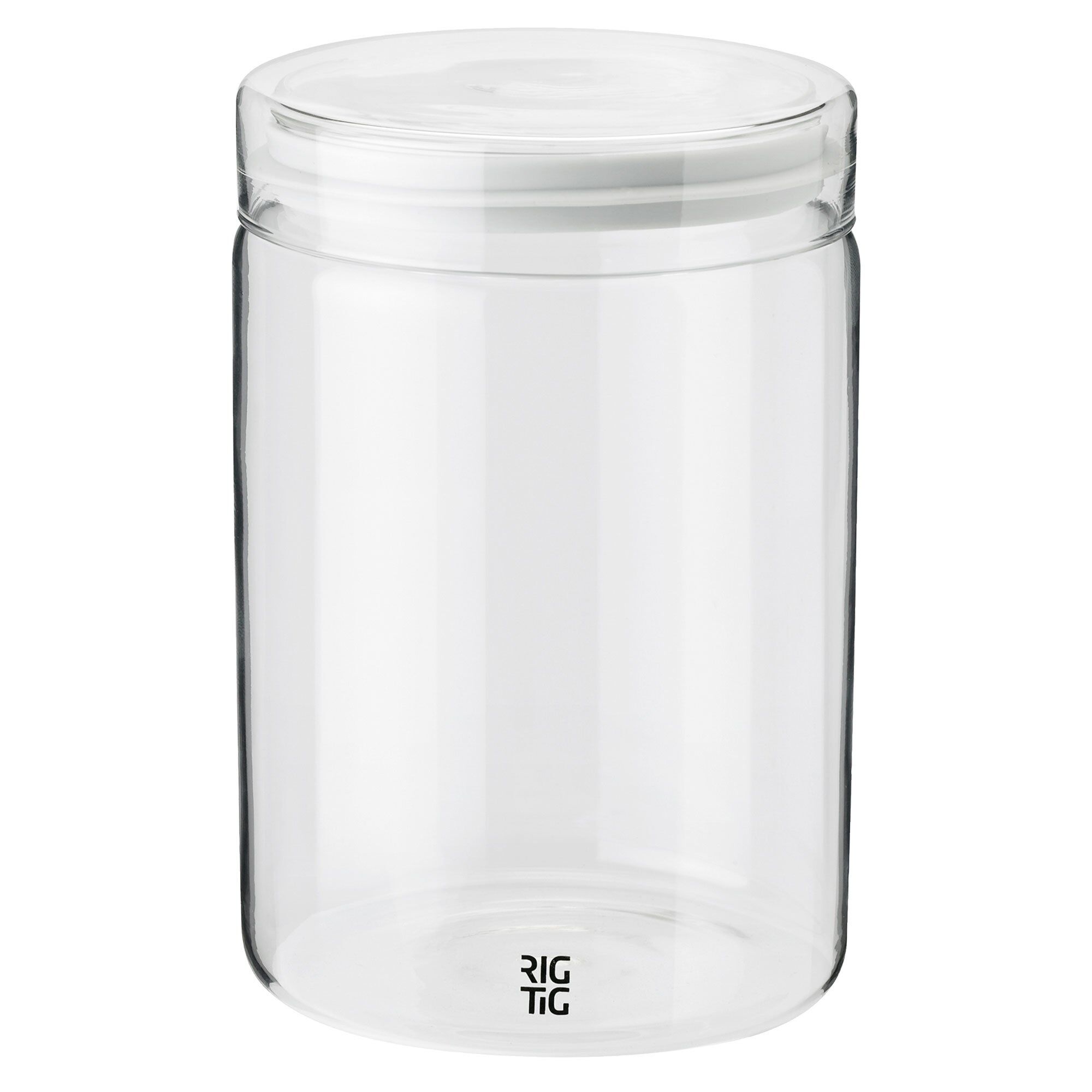 Rig-tig STORE-IT opbevaringsglas 1 l, lysegrå