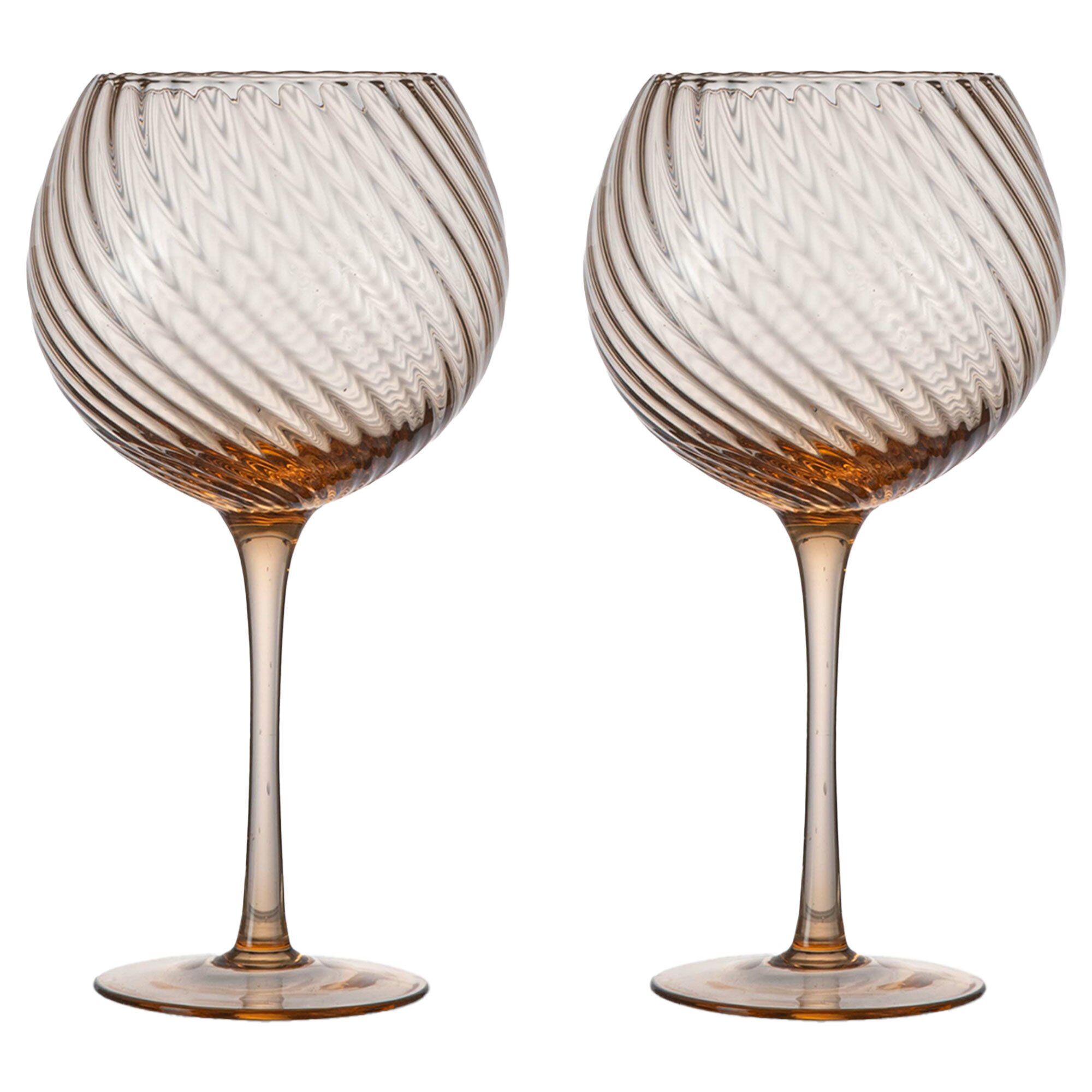 Byon Opacity vinglas 47 cl, peach, 2-pack