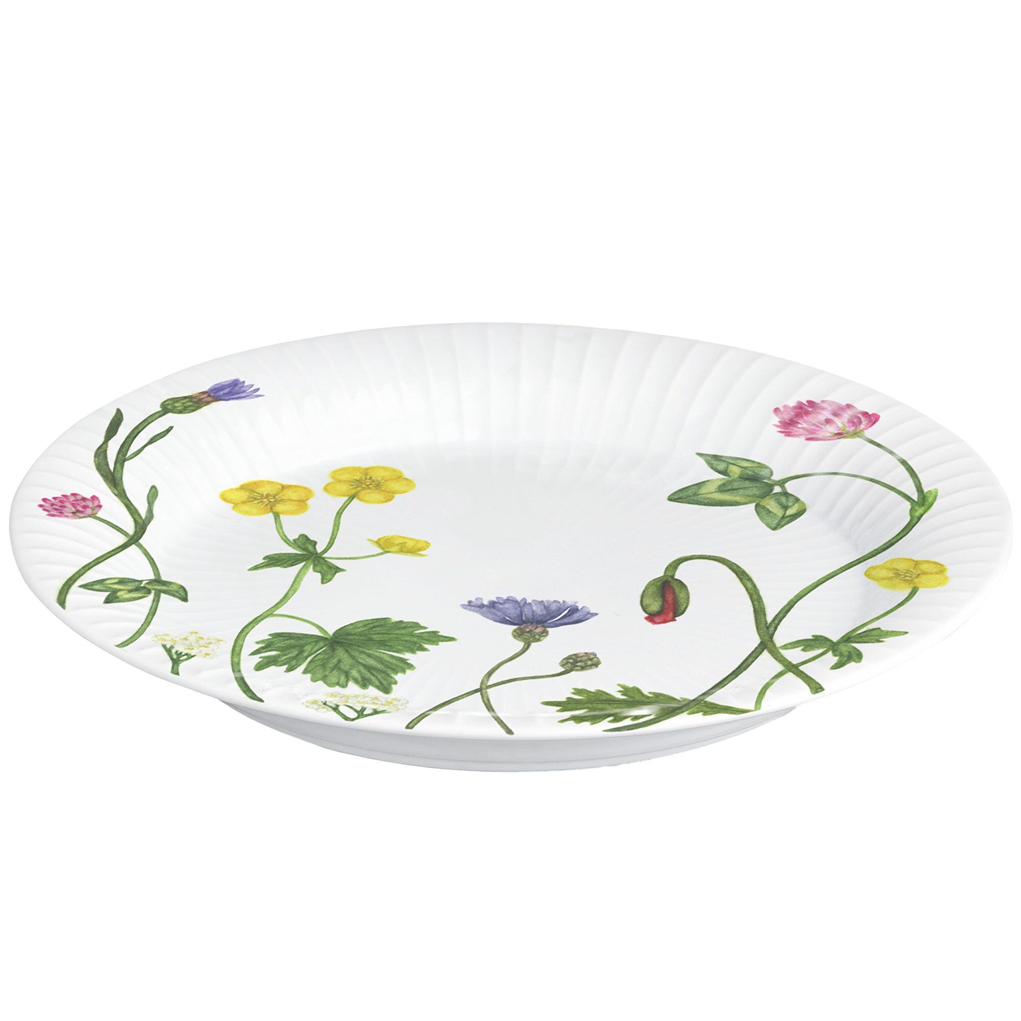 Kähler Hammershøi Summer tallerken 22 cm, wild flowers