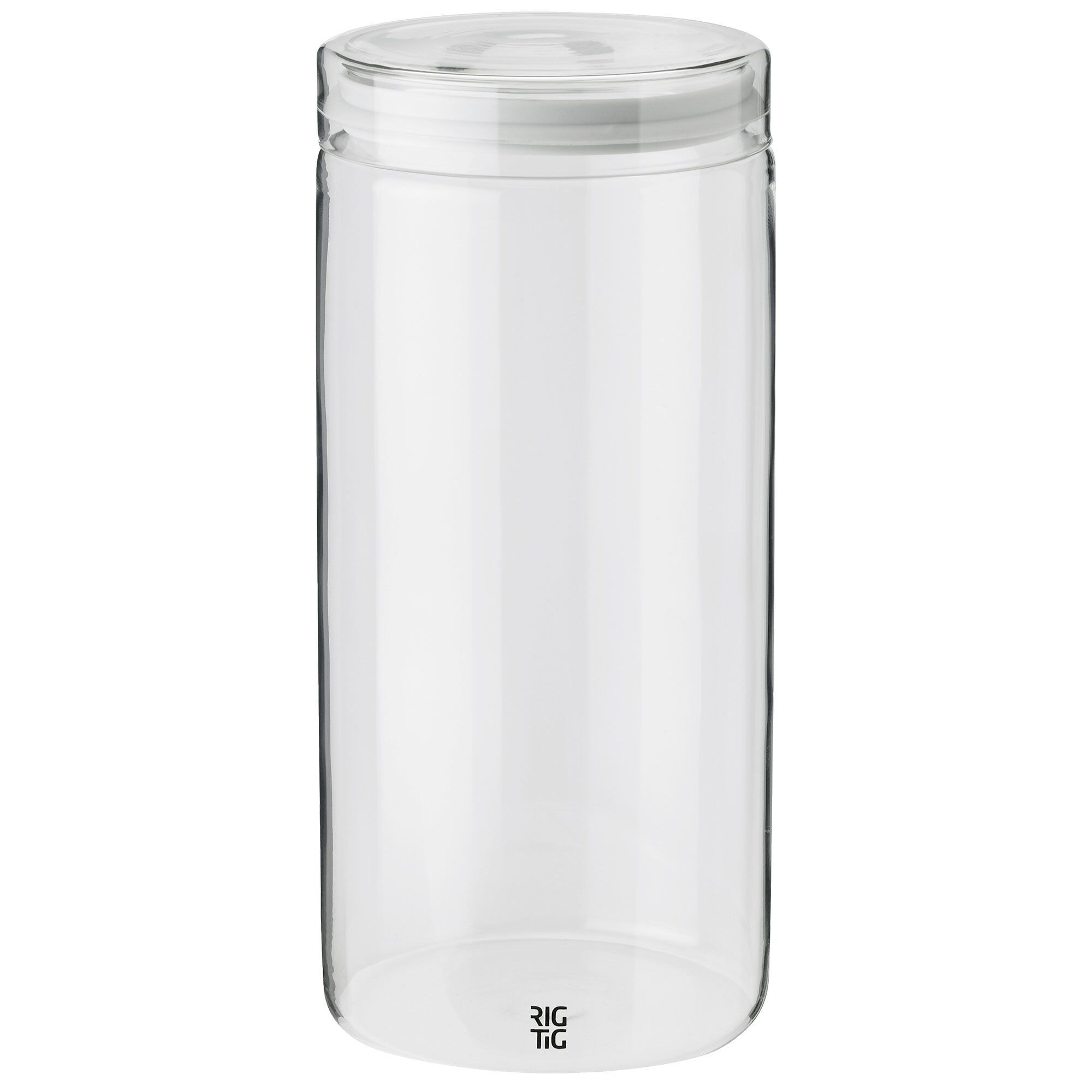 Rig-tig STORE-IT opbevaringsglas 1.5 liter, lysegrå