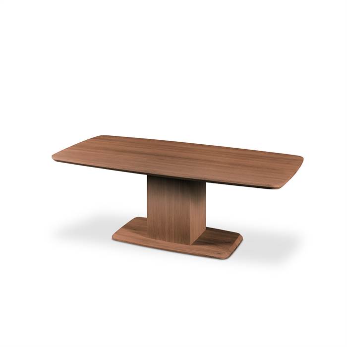 Skovby SM244 / SM267 sofabord - 130 x 65 cm - Bordplade: Naturolieret valnød : Erling Christensen Møbler