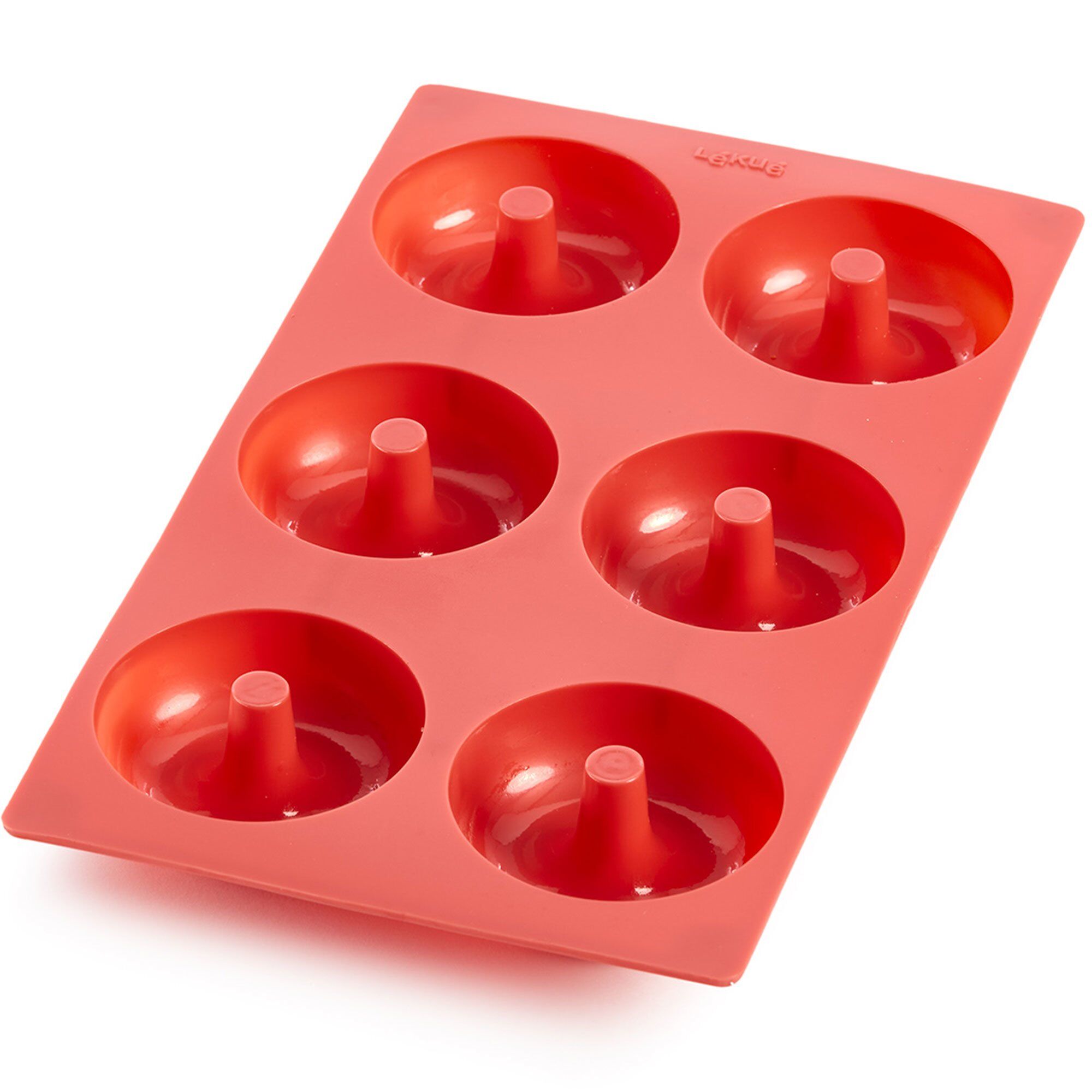 Lékué Gourmet Donutform Rød 6 stk.