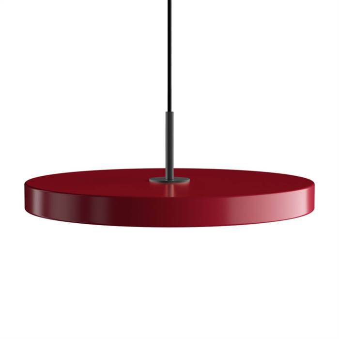 Umage Asteria pendel - Medium - Ruby red / Sort  : Erling Christensen Møbler