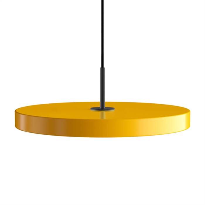 Umage Asteria pendel - Medium - Saffron Yellow / Sort  : Erling Christensen Møbler