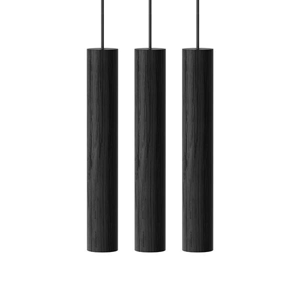 Umage Chimes cluster - pendel med 3 lamper - sort  : Erling Christensen Møbler