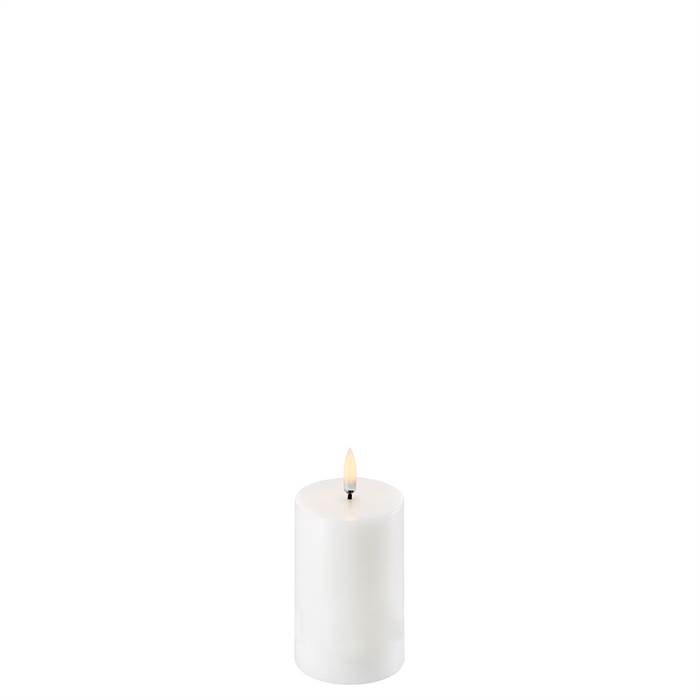 Uyuni Lighting LED Pillar bloklys - Ø5 x H7,5 cm - Nordic White  : Erling Christensen Møbler