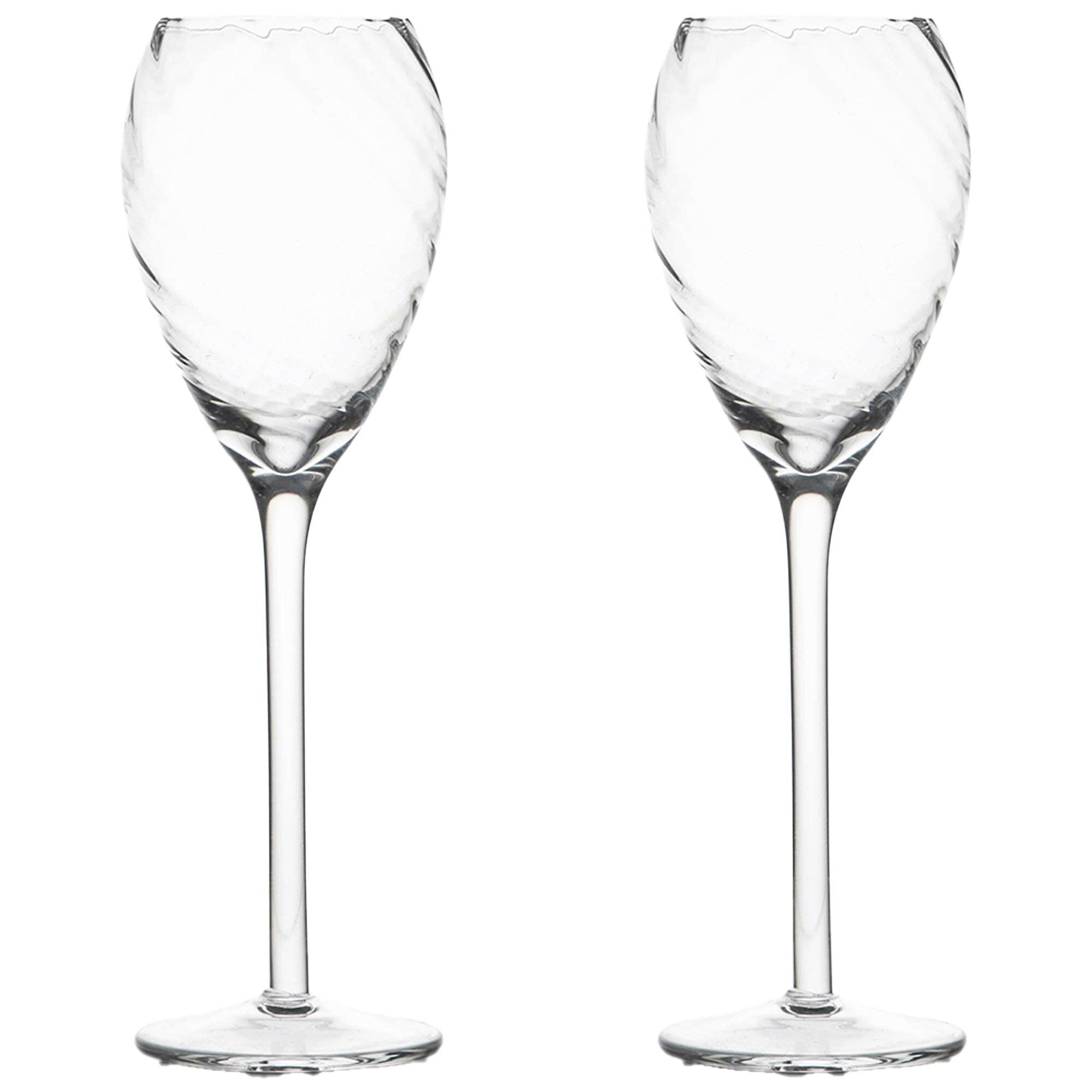 Byon Opacity champagneglas 16 cl, klar, 2-pack