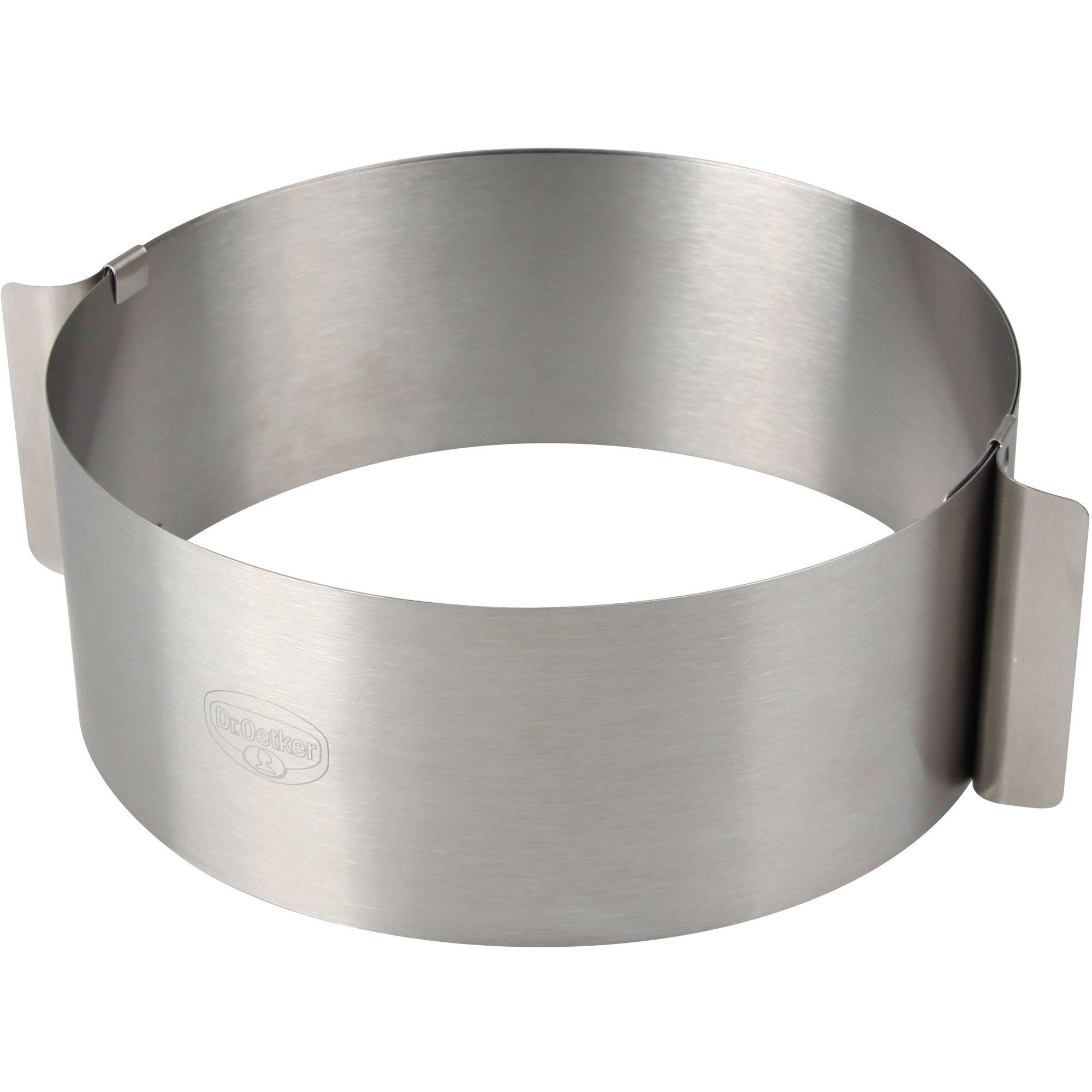 Dr oetker Kagering 16-30 cm, rustfrit stål