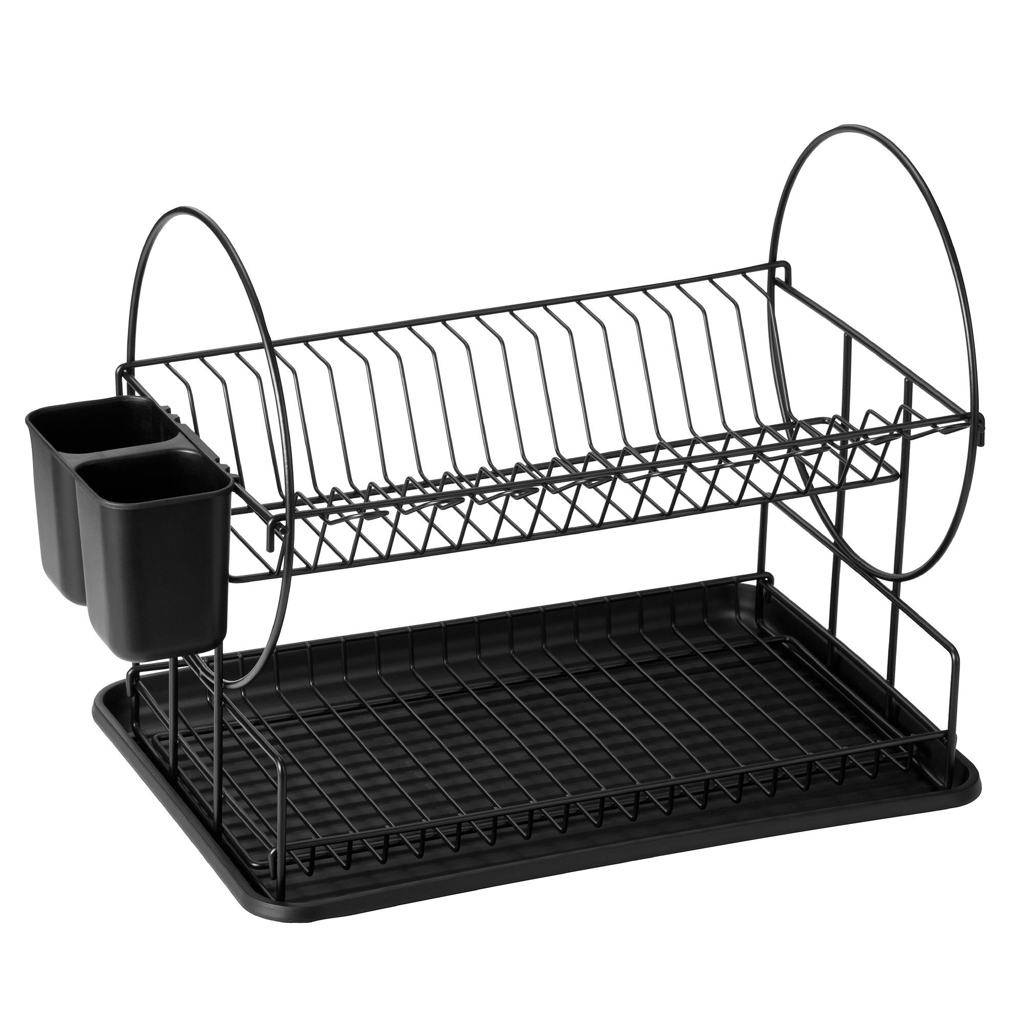 Dorre Disa opvaskestativ 2 niveauer + bestikholder