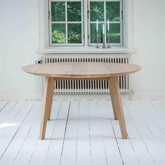 Wood Zone WZ.13 spisebord rundt - Ø120 natur  : Erling Christensen Møbler