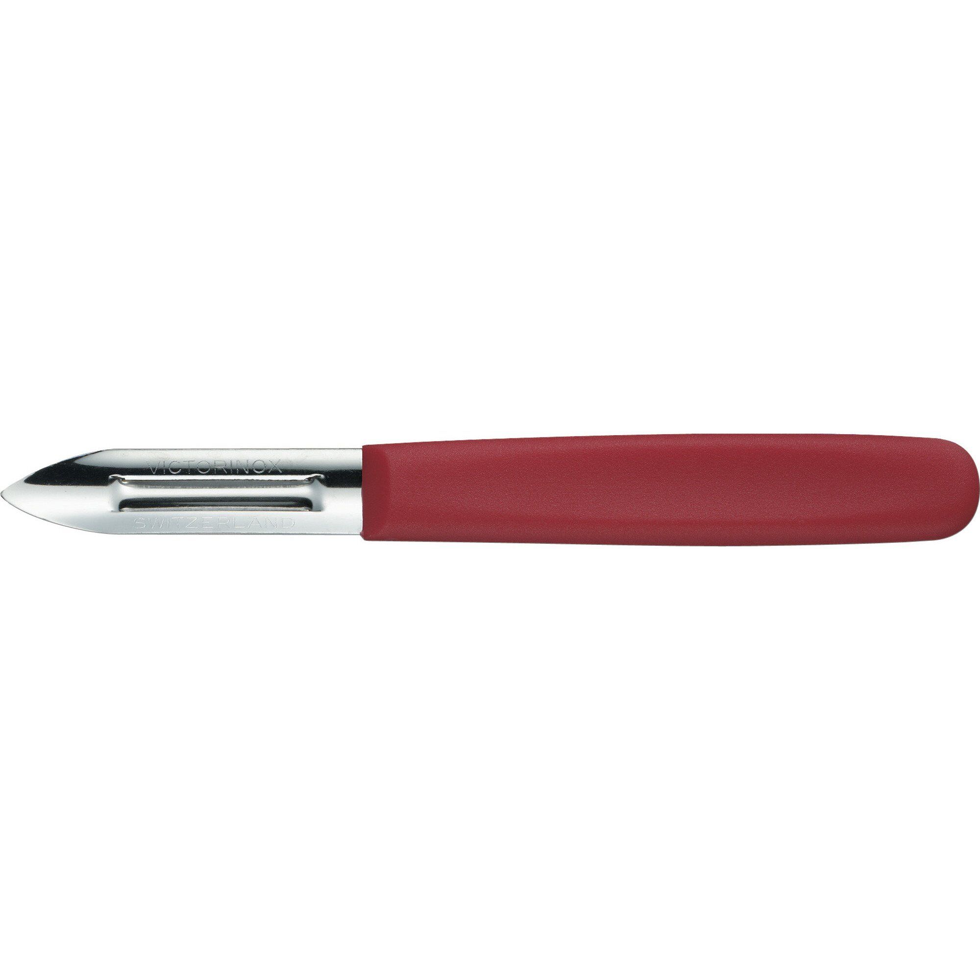 Victorinox Kartoffelskræller med to skæreblade, rød
