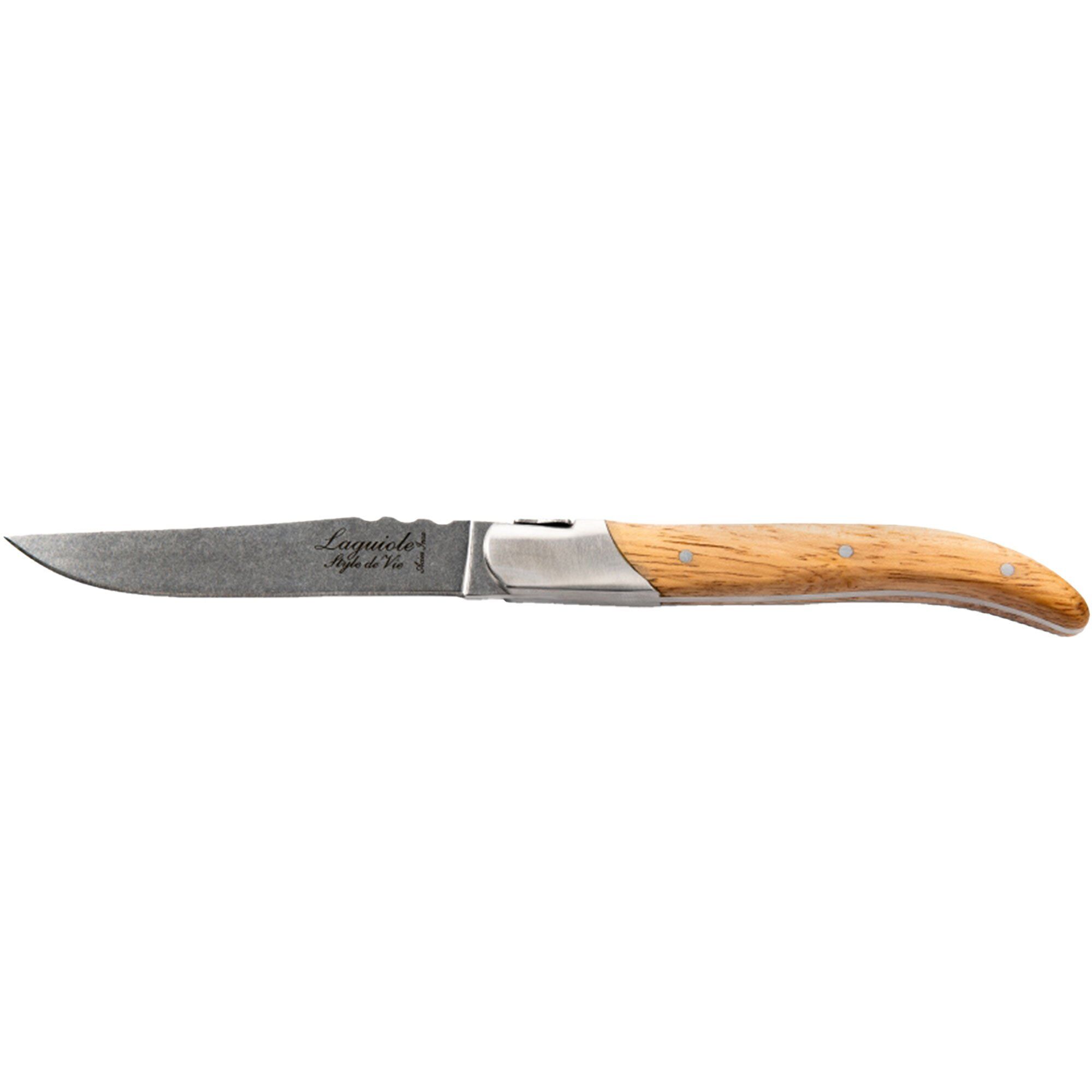 Laguiole style de vie Laguiole Grillknive 6-pack, egetræ