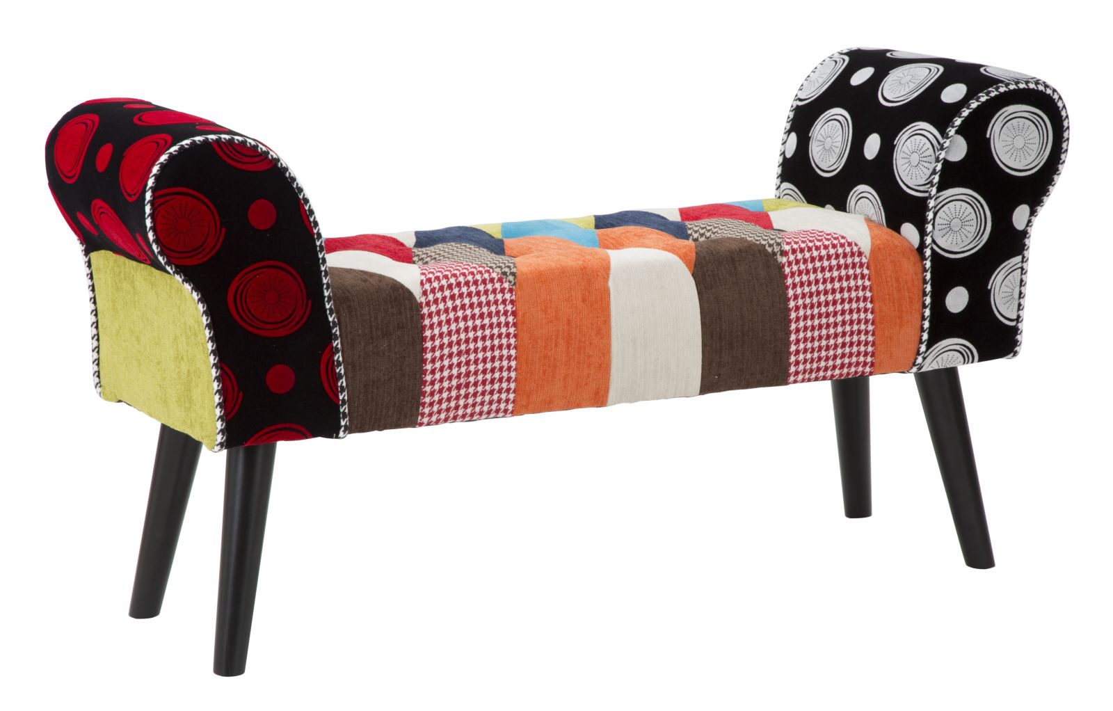 Industriel entrébænk i fyrretræ og polyester  -  102x31x54 cm