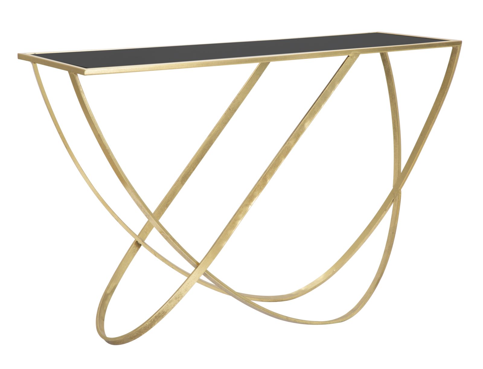 Glam konsolbord i jern, mdf  -  120x40x79 cm