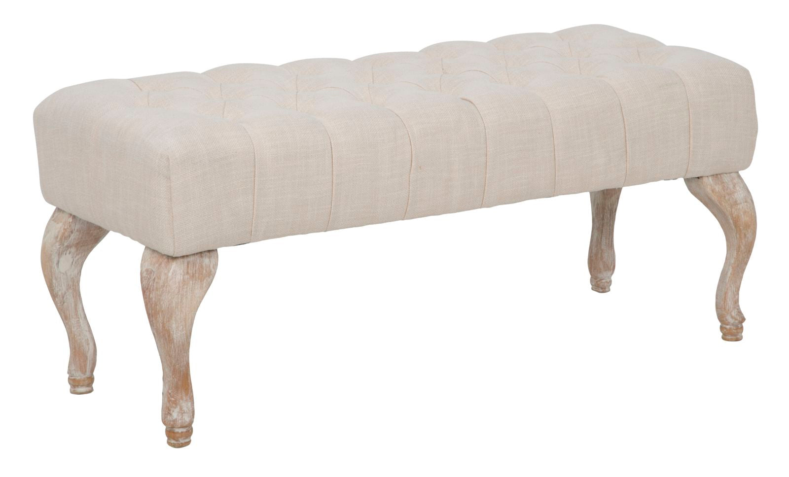 Glam entrébænk,  træ, mdf og polyester  -  97x42x40 cm
