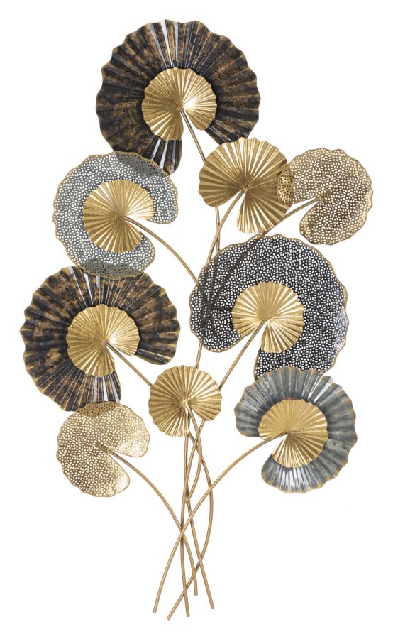 Glam vægpanel/dekoration i metal  -  63x5x4 109x5 cm