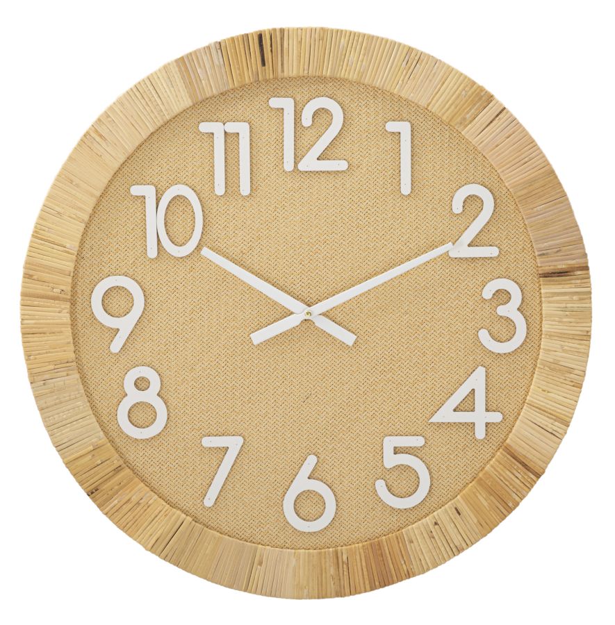 Boho chic ur, MDF og rattan  -  60x4x5 cm