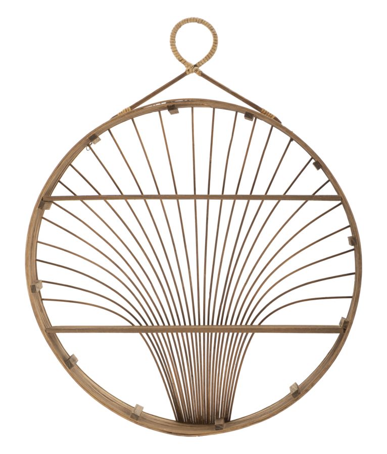 Boho chic hylde i rattan  -  60x5x10 og 5x76 cm