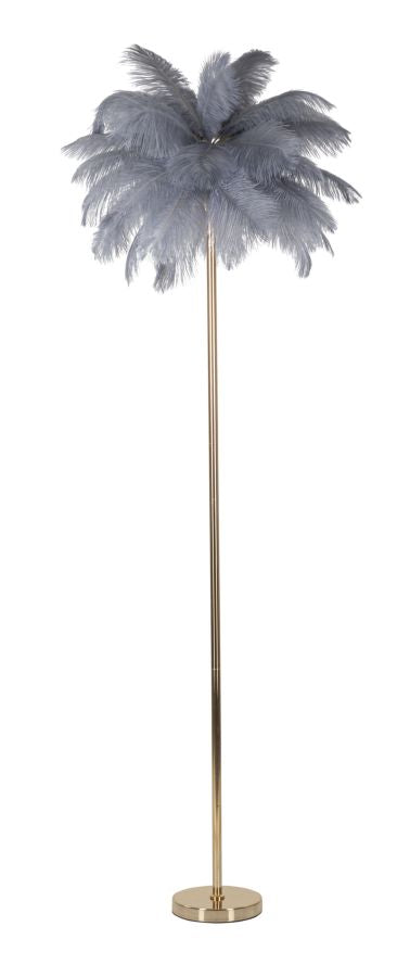 Glam lampe i jern og plast  -  55x160 cm