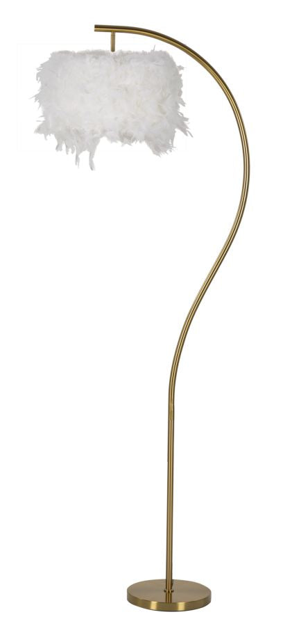 Glam lampe i jern og plast  -  60x33x170 cm
