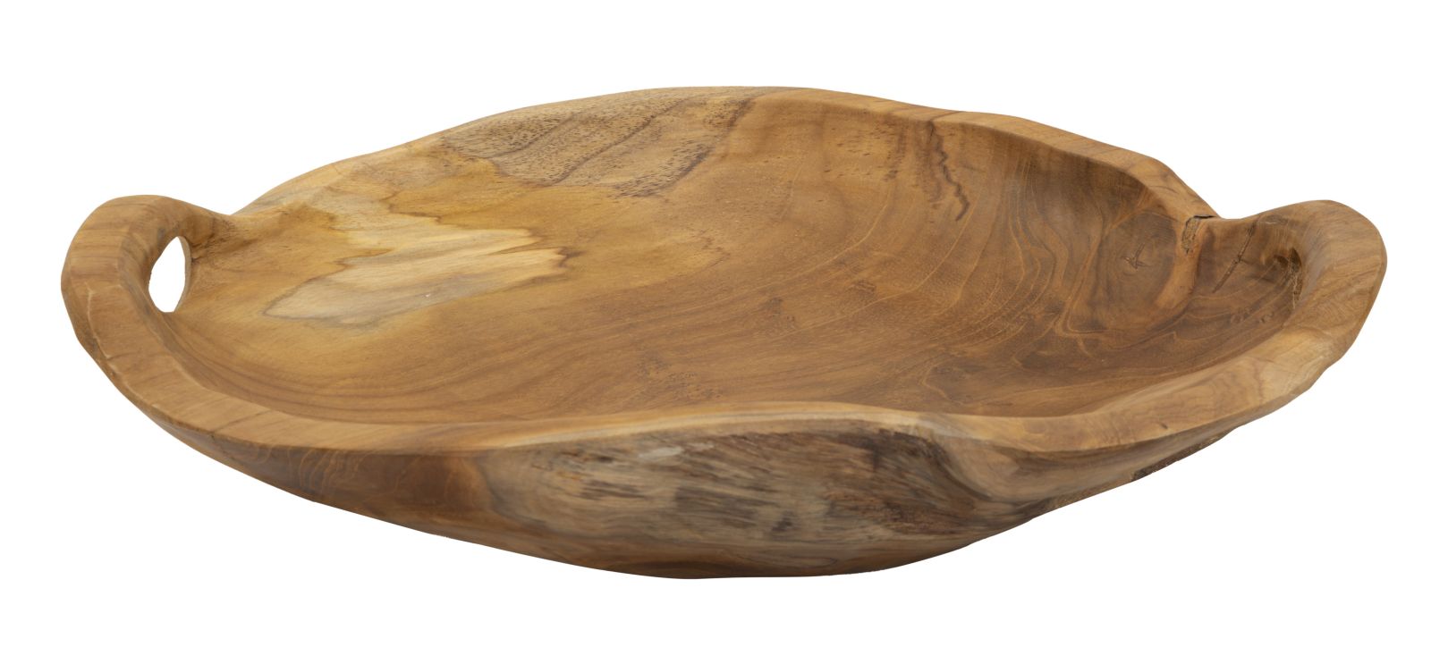 Bakke i teaktræ  -  42x36x7 cm