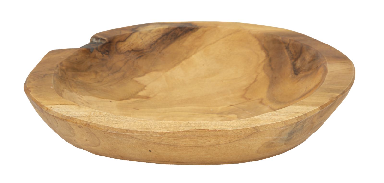 Bakke i teaktræ  -  25x5 cm