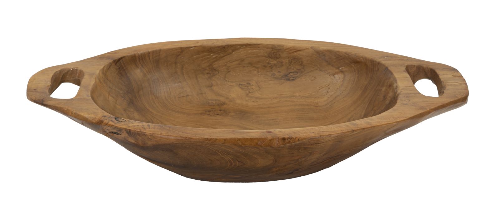 Bakke i teaktræ  -  37x26x5 cm