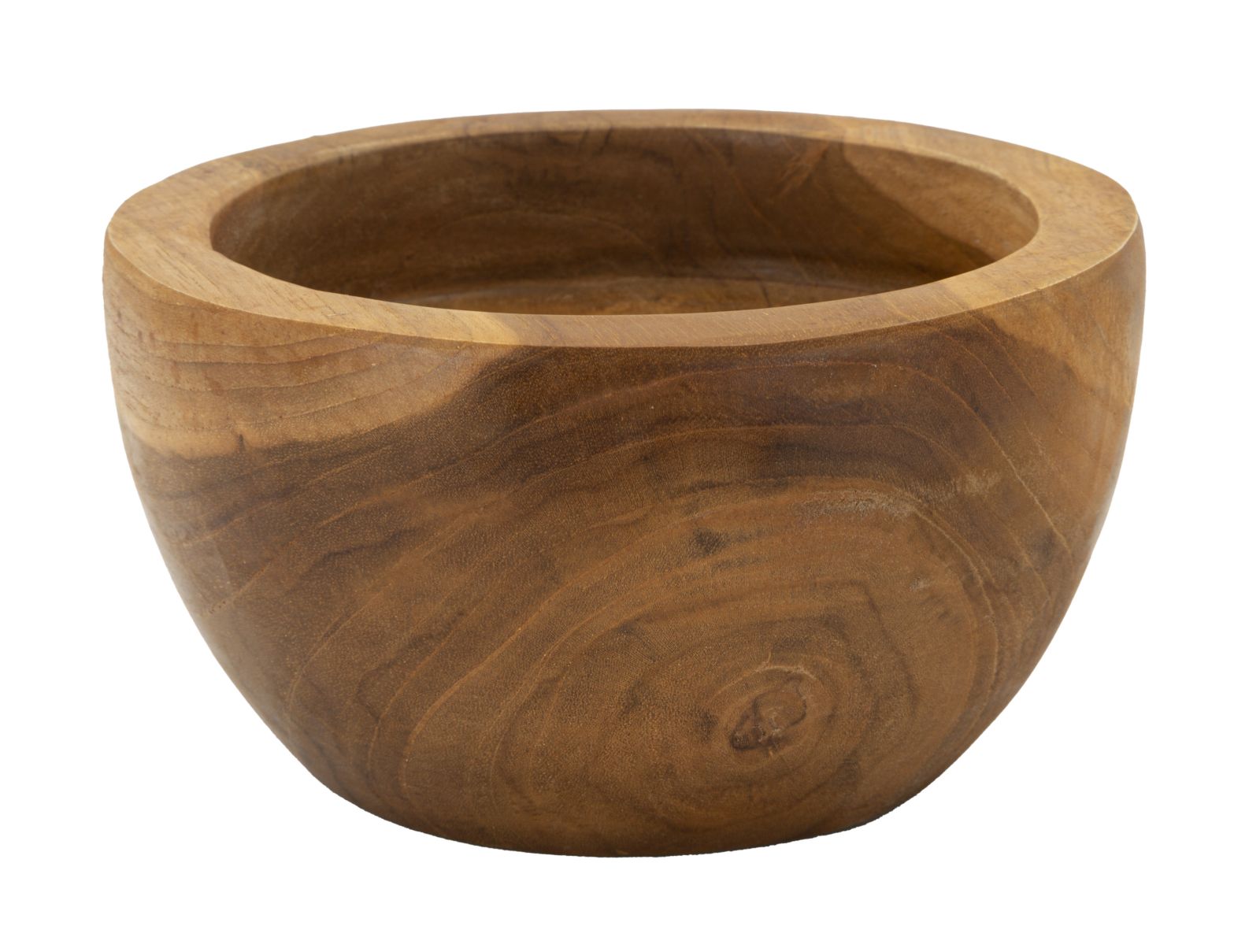 Bakke i teaktræ  -  15x9x5 cm