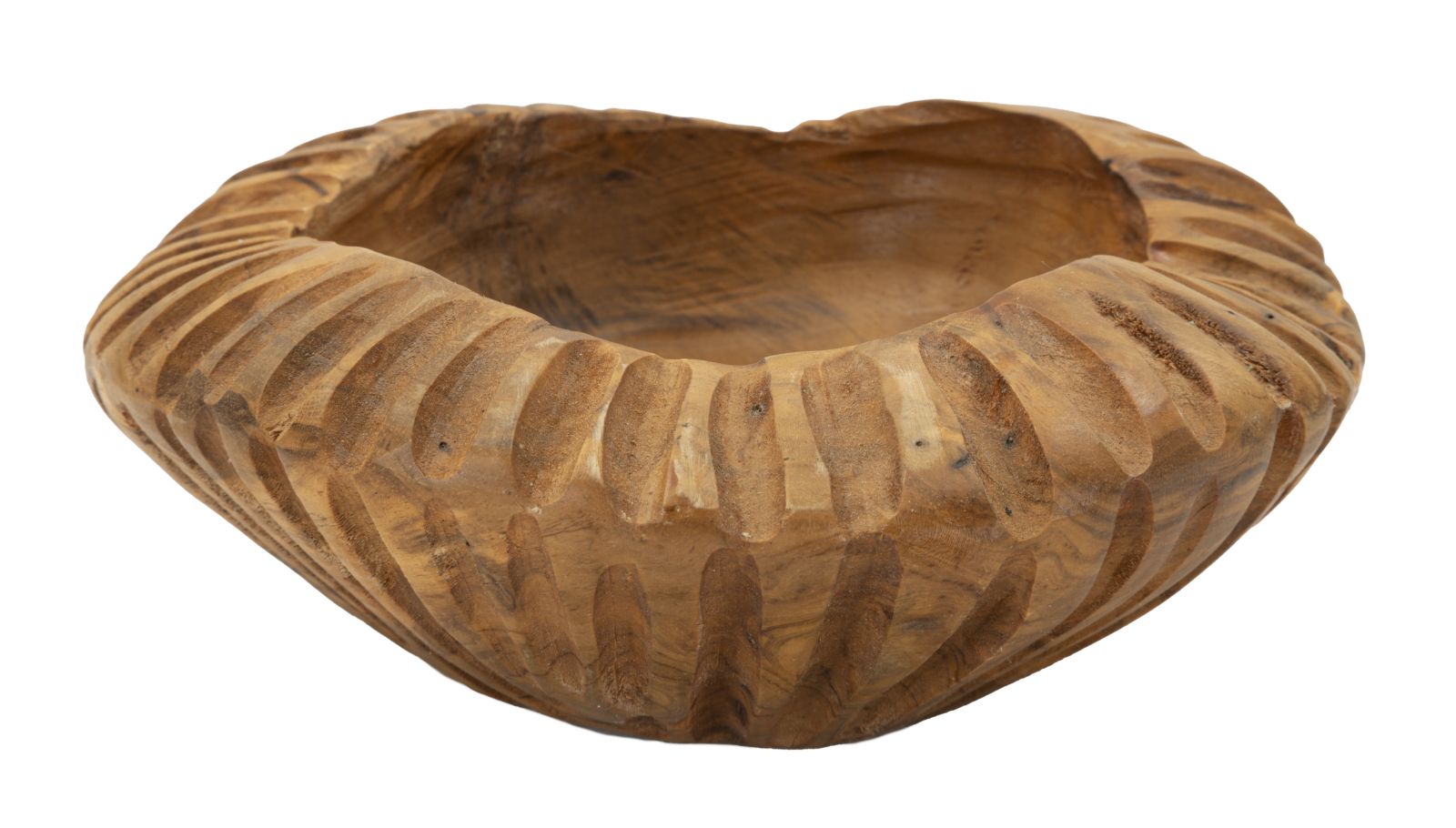 Bakke i teaktræ  -  19x8 cm