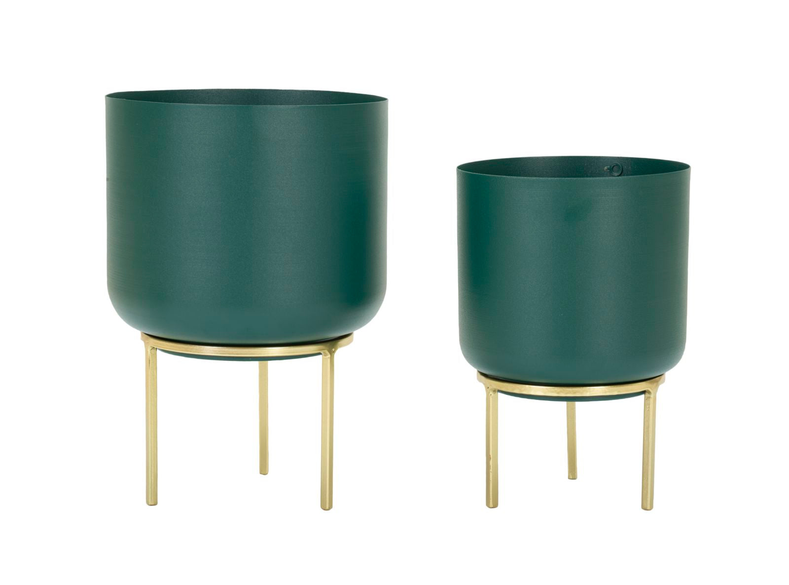 Glam vase i guldfarve af jern  -  20x29 16x24 cm