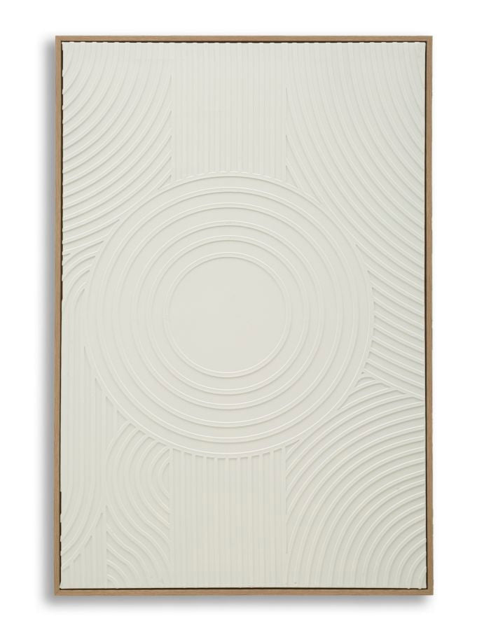 Billedramme af fyrretræ, lærred og plast  -  80x3x8 cm - canvas print