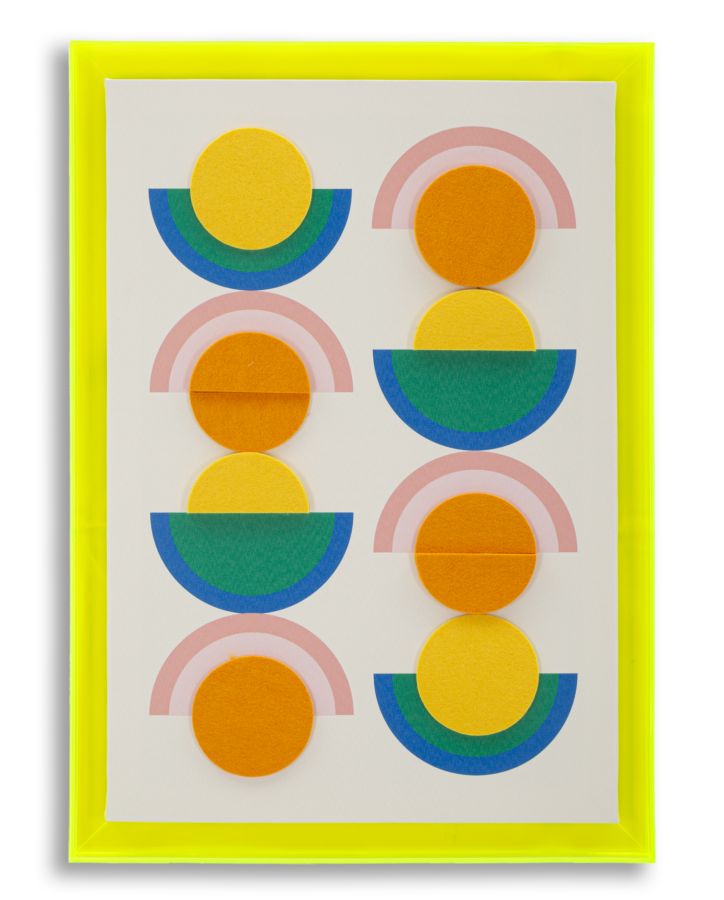 Billedramme af fyrretræ, lærred og plast  -  3x3 cm - canvas print