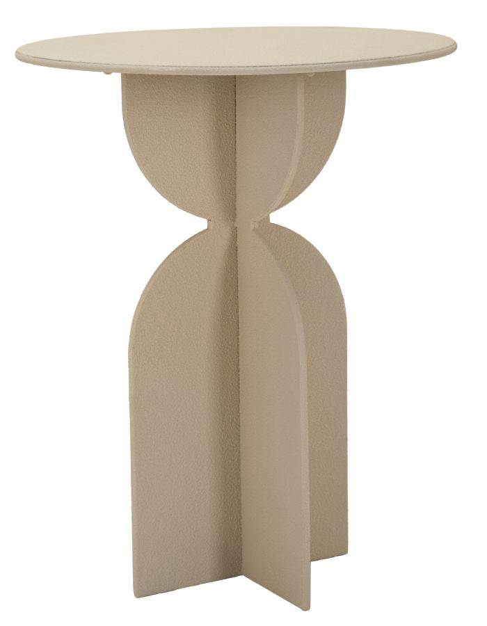 Bord i creme, jern  -  45x58 cm