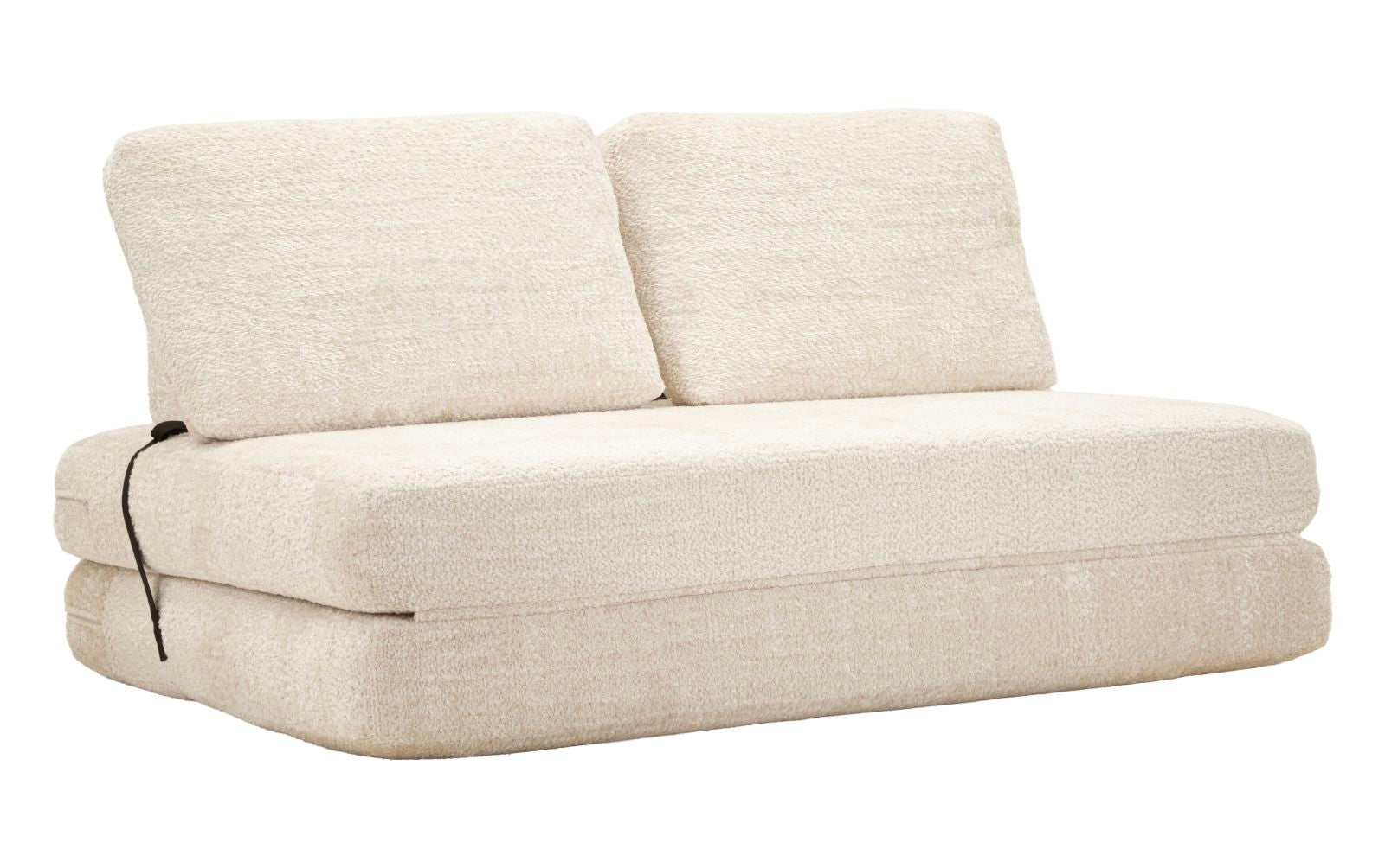 FASTER SOVESOFA HVID CM 150X100X80 (KOMPRIMERET - SENGEMÅL CM 213 x 150 x 18)