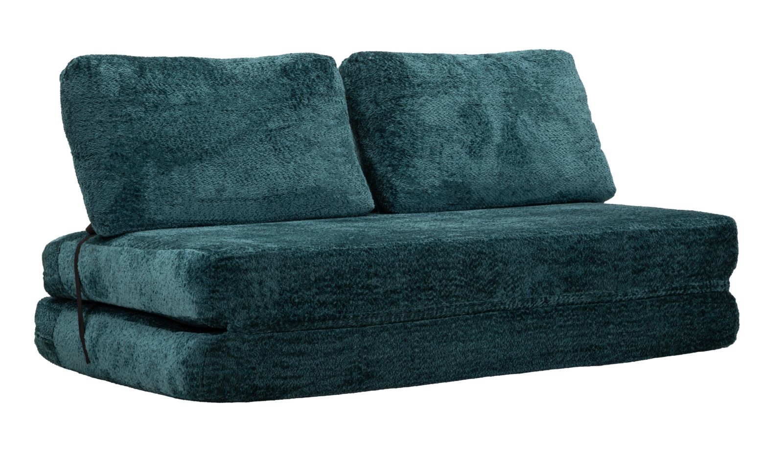 FASTER SOVESOFA TEAL CM 150X100X80 (KOMPRIMERET - SENGEMÅL CM 213 x 150 x 18)