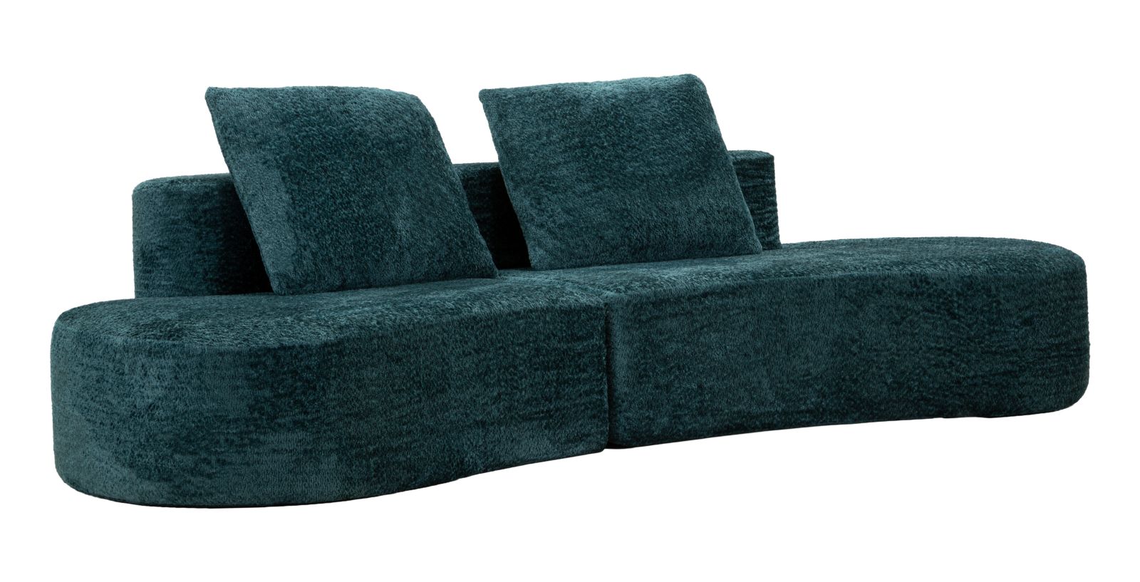 ISLAND SOFA TEAL CM 238X92X78 (KOMPRIMERET)