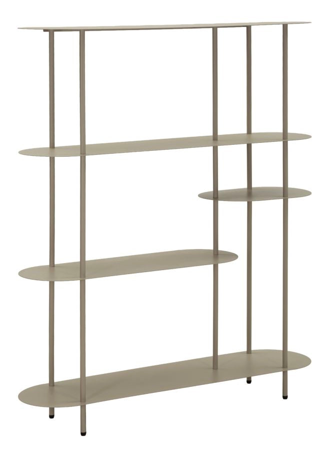SATURN BOOK SHELF  -  Reol i dove grey (118 x 31 x 139 cm)