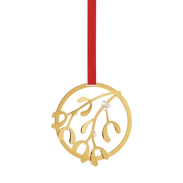Georg Jensen Juleuro, mistelten - Forgyldt  : Erling Christensen Møbler