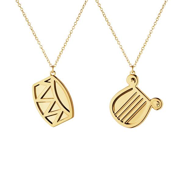 Georg Jensen 2026 Juleornamentsæt - Forgyldt : Erling Christensen Møbler
