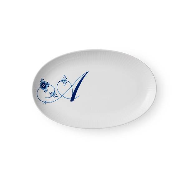 Royal Copenhagen Alfabet Kollektion Asiet, A, 23,5 cm  : Erling Christensen Møbler