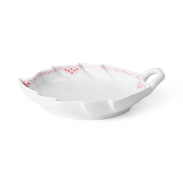 Royal Copenhagen Koral Riflet Blonde bladformet asiet - 23 cm  : Erling Christensen Møbler