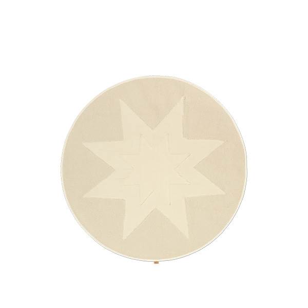 Ferm Living Vela Star christmas tree blanket - Natural  : Erling Christensen Møbler
